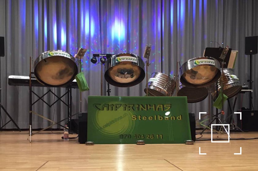 Caipirinhas, Konzert, Auftritte, Steeldrums